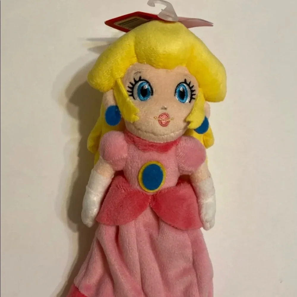 Super Mario Bros 8-Inch Peach Plush , officials - Picture 1 of 3